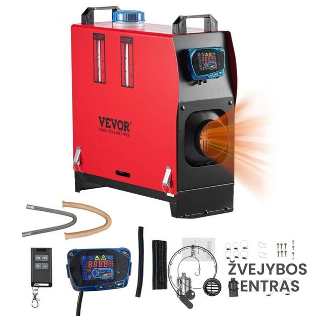 Autonominis Dyzelinis šildytuvas VEVOR 12-24V 5-8KW