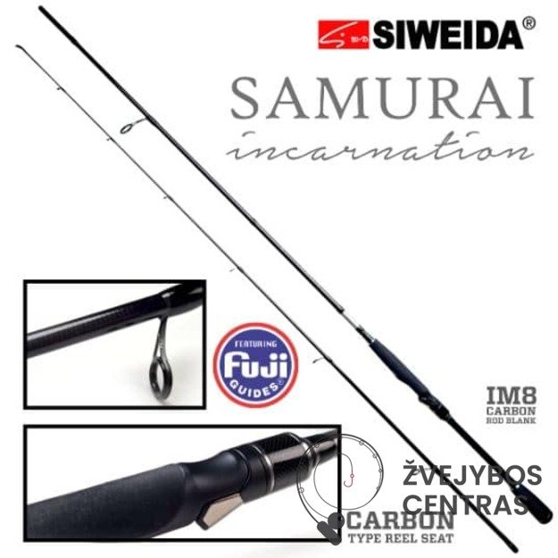Spiningas Siweida SAMURAI INCARNATION (60–120 g); 2.28 m; 2.4m; 1