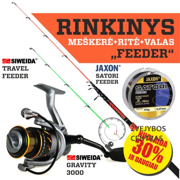Žvejo mėgėjo - FEEDER /Dugnines RINKINYS Žvejo mėgėjo - FEEDER /Dugnines RINKINYS