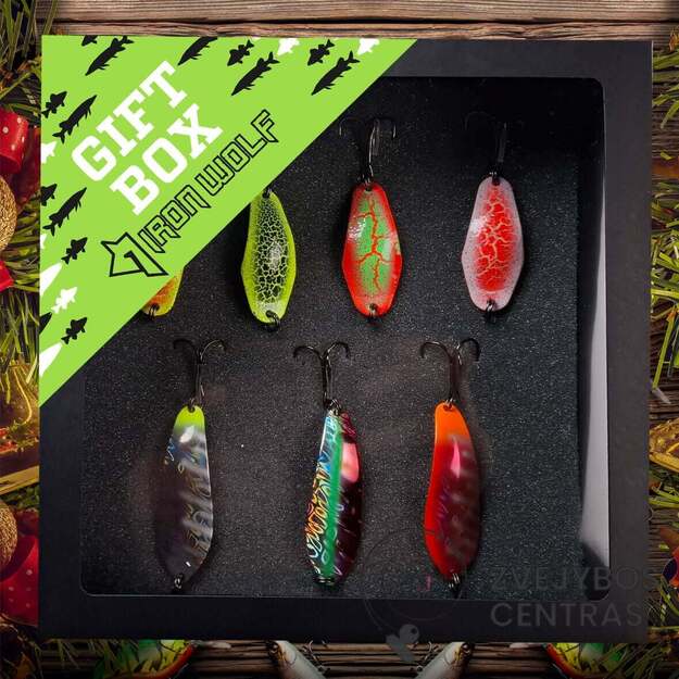 DOVANA ŽVEJUI – „Iron Wolf“ kibiausių masalų rinkinys Nr. 2