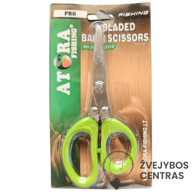 Atora 5 AŠMENŲ nerūdijančio plieno žirklės masalams (13 cm)