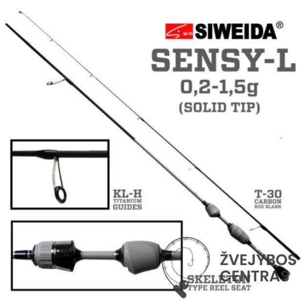Spiningas Siweida SENSY-L 0,2–1,5 g