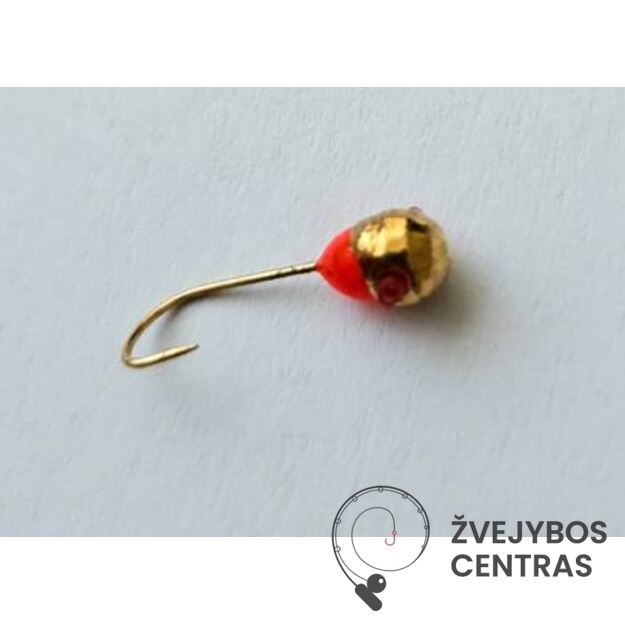 Volframinė SPHERE avižėlė 3mm 0.26g Auksinė