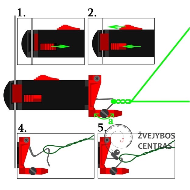 Runos Glide VALTIS + VELKIAVIMO įranga – 370 cm 1