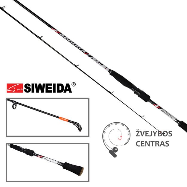 Spiningas Siweida AURORA /2,10m; 2,28m; 2,40m;2,65m/ 5-20g