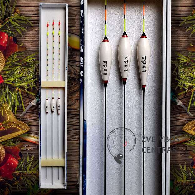 DOVANA ŽVEJUI – išskirtinių plūdžių rinkinys rankų darbo