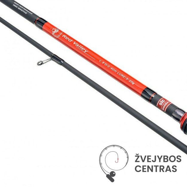 Spiningas Siweida RED VALLEY /1,98m; 2,10m; 2,40m/ 2-8 g 1