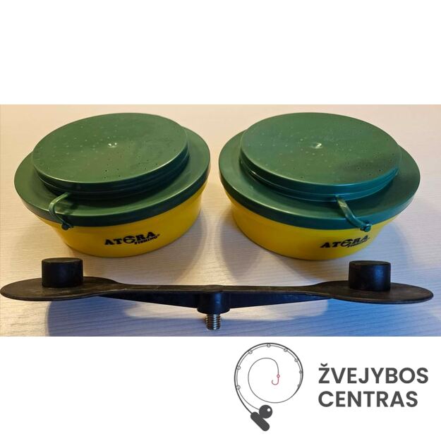 Atora masalų laikymo sistema su 2 nuimamomis 0,5 l dėžutėmis 1