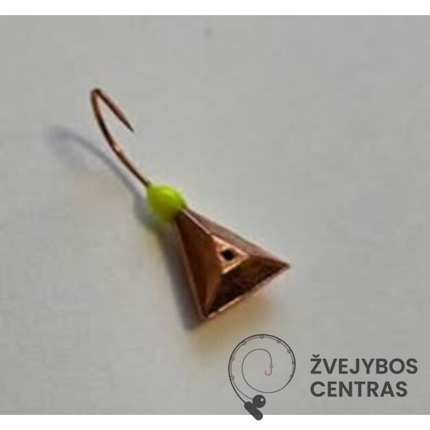 Volframinė avižėlė – trikampė (5 mm, 0.88 g, 5 mm)