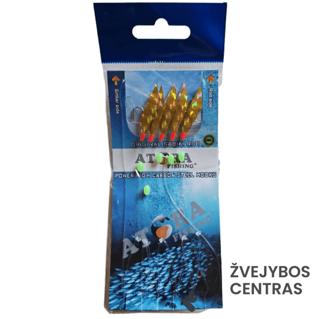 Sistemėlė skumbrėms ir strimelėms (5 kabliukai)