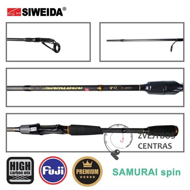 Spiningas Siweida SAMURAI / 4-17g