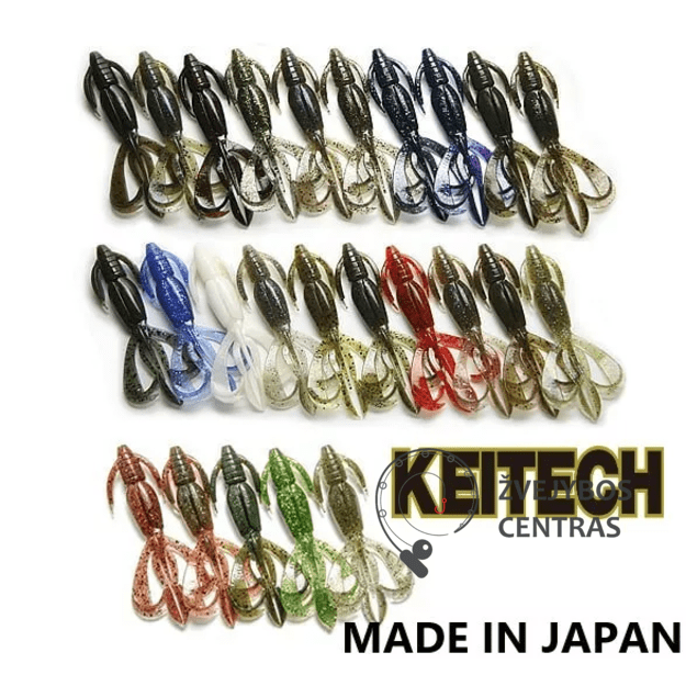 Keitech Crazy flapper 2inch-5cm guminukai ešeriams