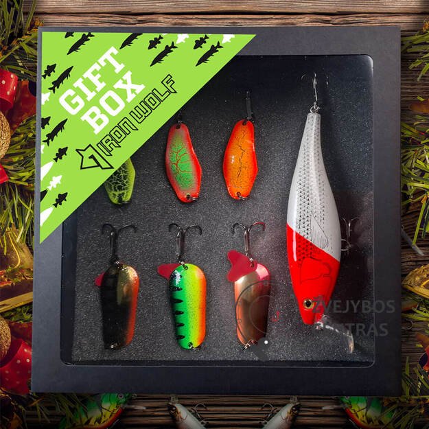 DOVANA ŽVEJUI – „Iron Wolf“ kibiausių masalų rinkinys