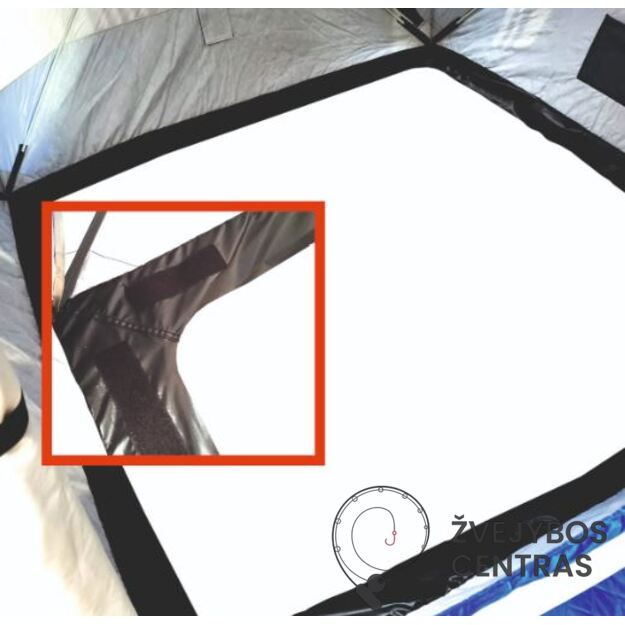 Pašiltinta 3 sluoksnių Siweida palapinė kubas 240x240x210 1