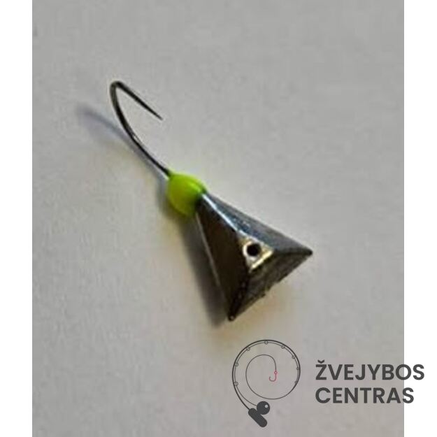 Volframinė avižėlė – trikampė Nikelis (5 mm, 0.88 g)