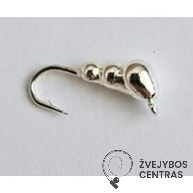 Volframinė avižėlė Sidabrinė (3 mm, 0.45 g, 6.6 mm)