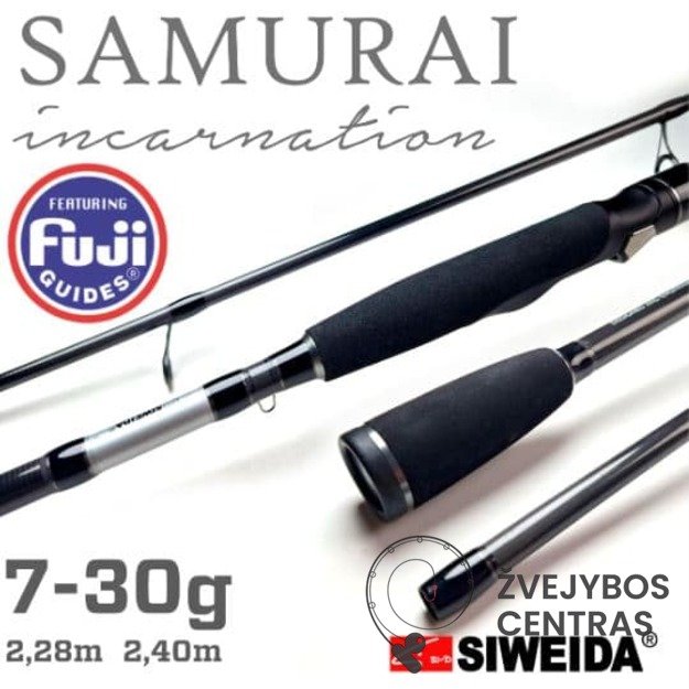 Spiningas Siweida SAMURAI INCARNATION.,7-30g. / 2.28m; 2.40m; 1
