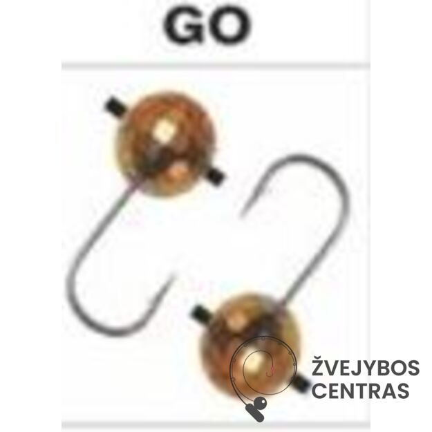 Volframinė SPHERE avižėlė 5mm 1.15g AUKSINĖ 1