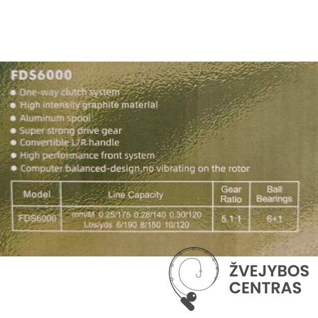 Atora feeder / dugninė TALONITE 6000 ritė 5