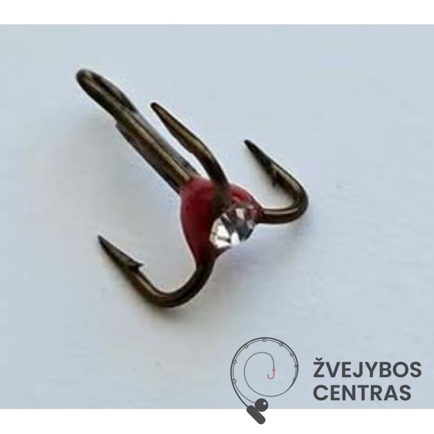 Trišakis kabliukas žiemai švytuoklei/blizgutei nr.12