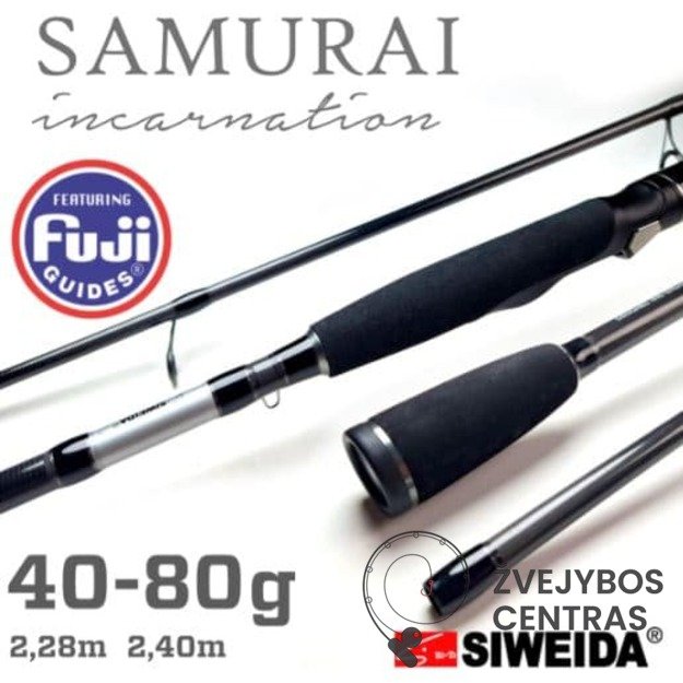 Spiningas Siweida SAMURAI INCARNATION 40-80g / 2.28m; 2.40m;