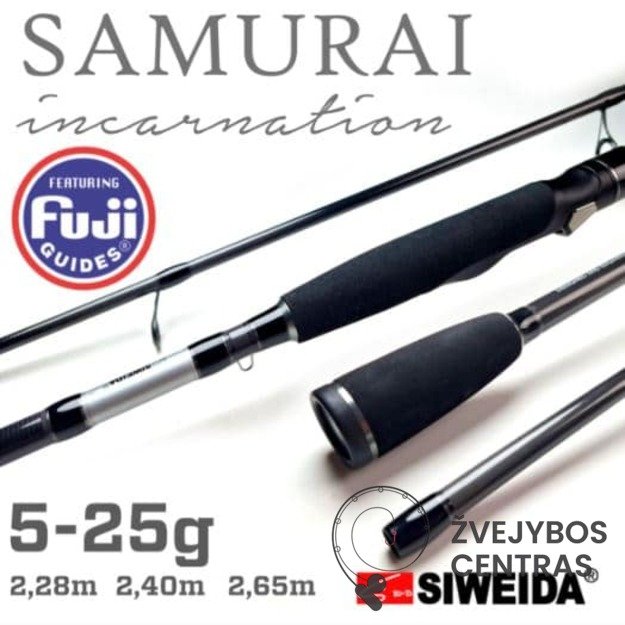 Siweida SAMURAI INCARNATION Spinning Rod (5–25 g); 2.28m; 2.4m; 2.65m 1