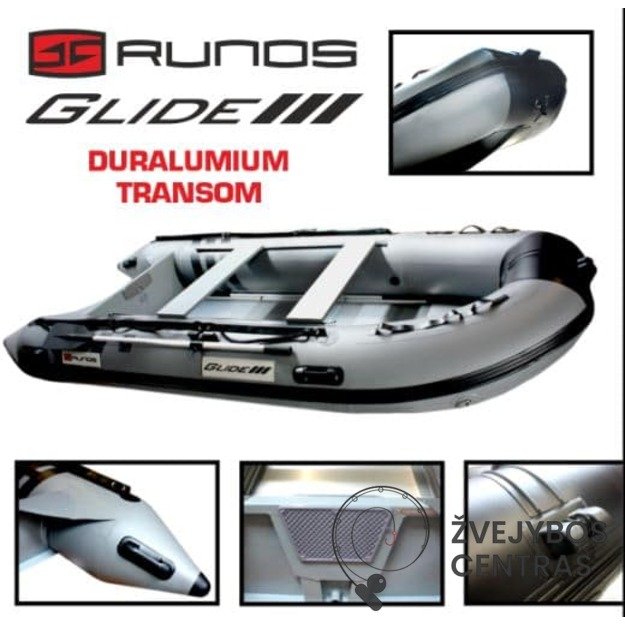 Pripučiama PVC valtis Runos GLIDE 3m (2026 m. modelis) 5