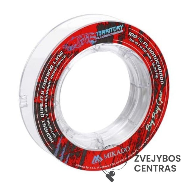MIKADO Valas pavadėliams SUPER SOFT MONO FC COATED 1.00mm 50m 55kg