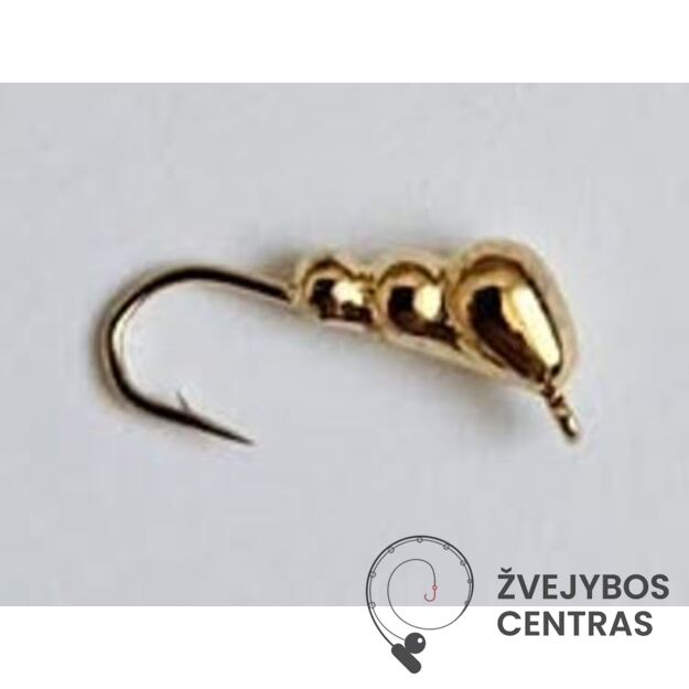 Volframinė avižėlė Auksinė (4 mm, 1 g, 8.2 mm)