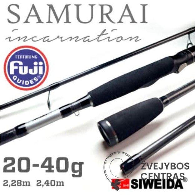 Spiningas Siweida SAMURAI INCARNATION (20–40 g) 2.28m; 2.4m
