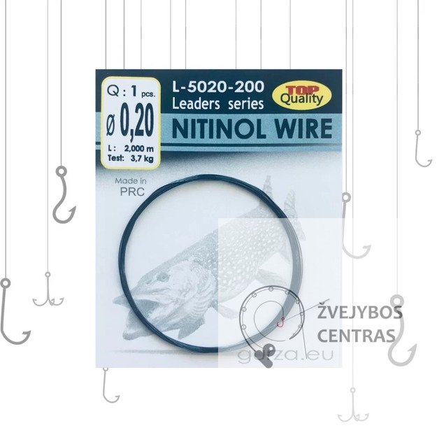 Viela Gurza Nitinol Wire 2m / 0,20 Ø