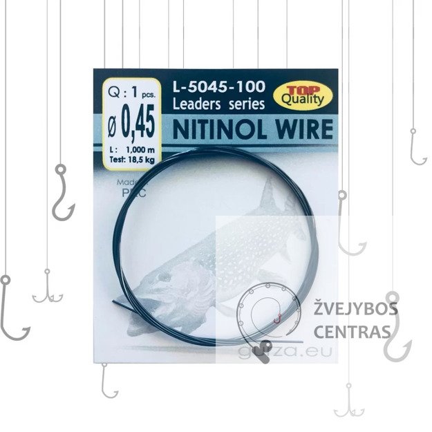 Viela Gurza Nitinol Wire 1m / 0,45 Ø