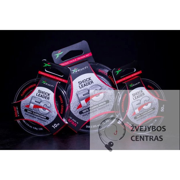 Fluorokarboninis Intech FC Shock Pavadėlinis valas 50m